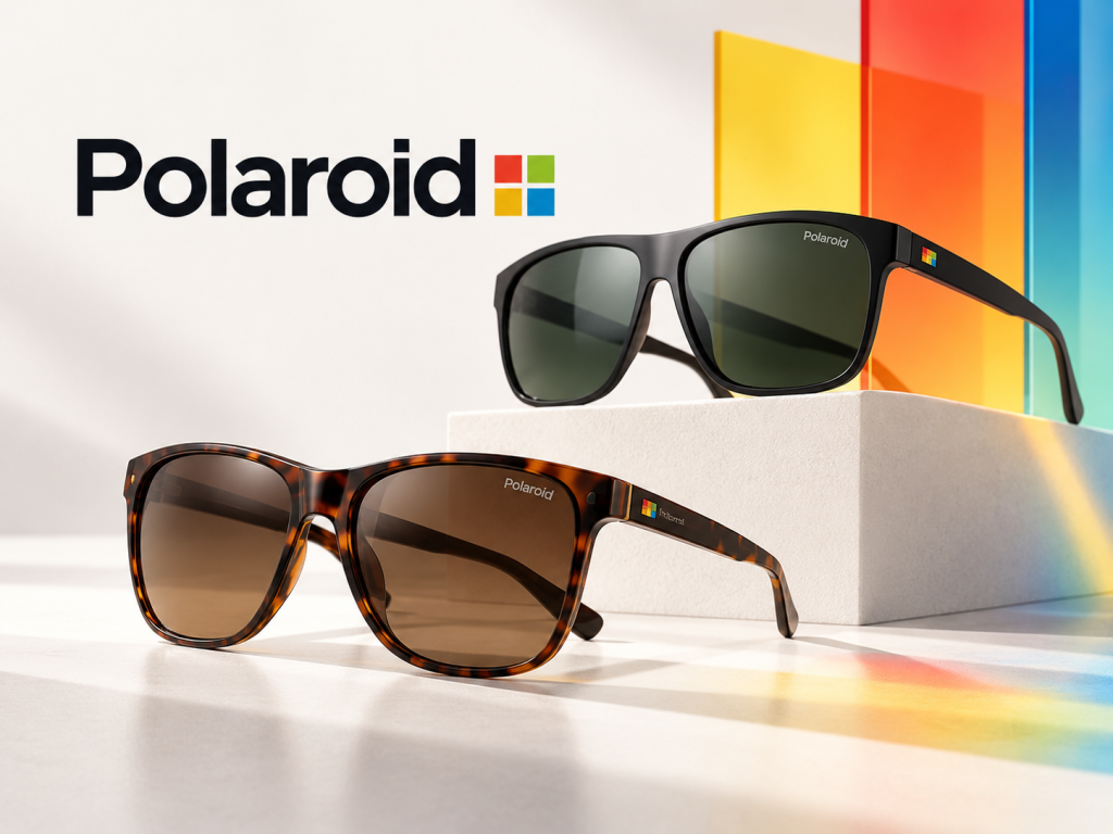 Polaroid Sunglasses in Colourful Studio Light